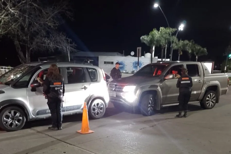 Controles por los festejos del Día de la Primavera: hubo tres cuidacoches demorados y 25 casos positivos de alcoholemia