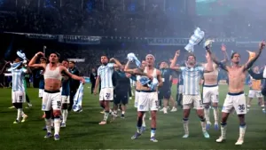 Los festejos de los dueños de la clasificación