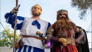 Con cosplay, música y feria temática, la ciudad homenajea a Tolkien en Villa Hortensia