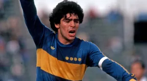 Diego Armando Maradona, año 1981. Club Atlético Boca Juniors.