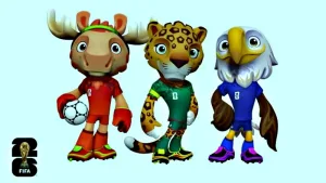 Maple, Zayu y Clutch, las mascotas oficiales