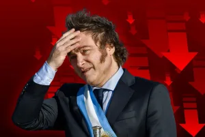 Se cae como piano: encuesta de Bloomberg arroja derrumbe de la imagen positiva del Gobierno y de Milei