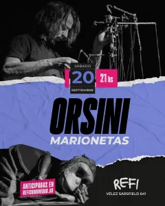 Toda la magia de Rubén Orsini y su cofradía de objetos que cobran vida, este sábado en el Refi