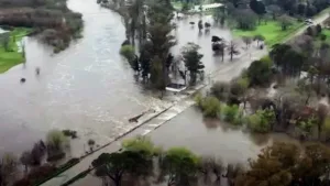 desborde río Carcarañá