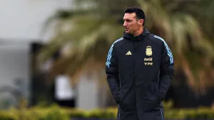 El DT Lionel Scaloni