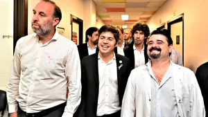 El gobernador bonaerense, Axel Kicillof