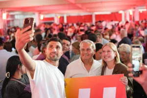 En campaña: el socialismo llevó a cabo un almuerzo multitudinario en Rosario