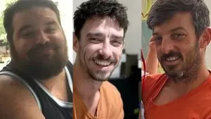 Eitan Horn, David Cunio y Ariel Cunio, rehenes liberados por Hamas