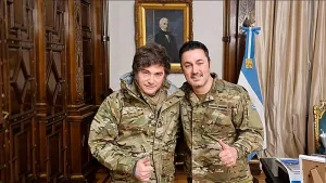 Milei y ministro Petri de gira