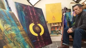 Orlando Morillo Santacruz-artista plástico