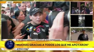 El ex “Gran Hermano” Thiago Medina fue dado de alta luego de 28 días: "La moto no la uso más"