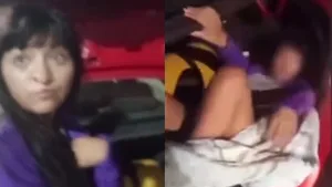 Un taxista dio positivo al test de alcoholemia y al revisarle el baúl descubrieron a su pareja: "Quería ver si mi marido me engañaba"