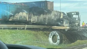 Accidente fatal en Panamericana a la altura de Campana dejó como saldo cinco muertos
