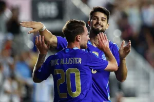 Tuvo una práctica con público en Miami: Argentina derrotó sin problemas por 6-0 a Puerto Rico en el último amistoso en Estados Unidos