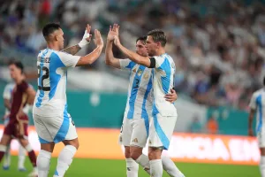 Cumplió con el trámite en Miami: Argentina, con tanto de Gio Lo Celso, derrotó a Venezuela por la mínima en el primer amistoso por Estados Unidos