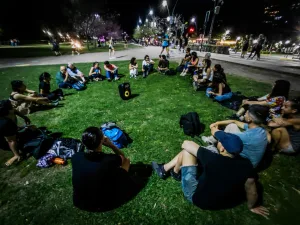 “Basta de quemas”: hubo convocatoria en Rosario en defensa de los humedales