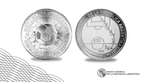 El BCRA lanzó una moneda especial del Mundial 2026 con un homenaje del gol de Maradona a Inglaterra