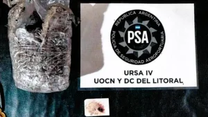 vendía drogas en Arroyo Seco y Fighiera