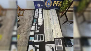 Desarticulan red narco con alto poder de fuego dedicada a la venta de cocaína y drogas de diseño en el Gran Rosario 