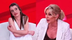 Yanina Latorre y la panelista Romina Scalora