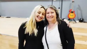 Mariana Bustos y Myriam Velázquez