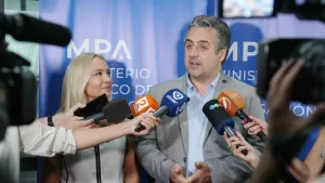 El ministro de Justicia y Seguridad, Pablo Cococcioni