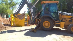 Rufino: Se inició el tendido de la red cloacal para barrio San Martín