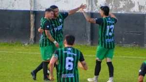 PSM Fútbol festejó el triunfo en su visita a Coronel Aguirre en Villa Gobernador Gálvez