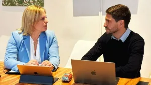 Maximiliano Pullaro y Gisela Scaglia