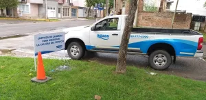 Aguas Santafesinas Limpieza de Cañeria de Agua otable