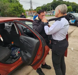Controles de tránsito en Rosario