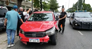Chocó y ocasionó un triple accidente de tránsito: dio positivo en narcolemia