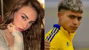 El inesperado acercamiento de Nicki Nicole con un futbolista de Boca y el gesto que lo delató