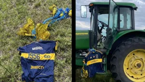 Encontraron en Uruguay la camiseta de Boca con la que homenajeó a Miguel Ángel Russo.
