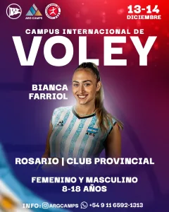 El Club Atlético Provincial también llevará a cabo un importante Campus Internacional de Vóley: será con una figura femenina de la Selección
