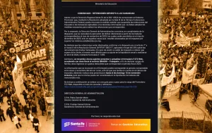 El gobierno de Santa Fe comunicó a los docentes que por resolución judicial quedan de nuevo sujetos al pago de Ganancias