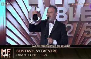 Gustavo “Gato“ Sylvestre ganó el Martín Fierro de Oro de Cable 2025 y Rial también ganó, pero no fue 