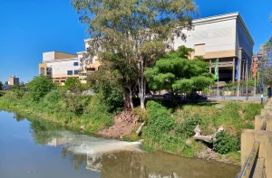 Una nueva mancha en el arroyo Ludueña motivó denuncia y la intervención del Ministerio de Ambiente de Santa Fe