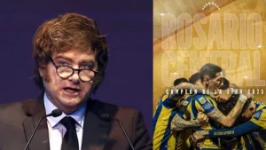 Milei se metió en la polémica por el título a Central y cuestionó a la AFA