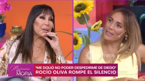 Rocío Oliva como nunca: habló sin filtros con Moria Casán acerca de su compleja relación con Diego Maradona