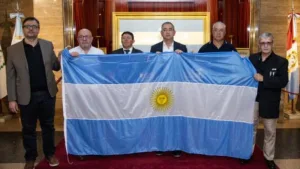 Javkin y ex combatientes de Malvinas