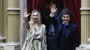 Karina y Javier Milei