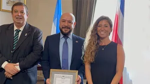 La diputada Galnares y el embajador de Costa Rica avanzan en proyectos de cooperación con la producción y la academia