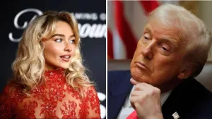 Sabrina Carpenter calificó de "malvado y repugnante" a Donald Trump por el uso de su canción en un polémico video 