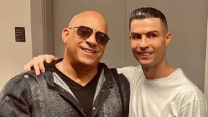 Vin Diesel y Cristiano Ronaldo
