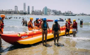 Informe de precios del verano 2026 en Mar del Plata: cuánto cuesta el paseo en banana en Punta Mogotes