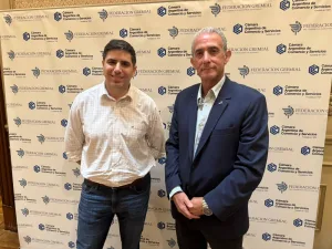 Damian Sottile y Eduardo Maradona