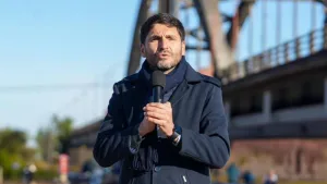 El gobernador de Santa Fe, Maximiliano Pullaro