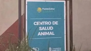 Por la tormenta se voló el techo del Centro de Salud Animal en Pueblo Esther