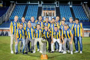 Central recordó la obtención de la Conmebol y juntó a parte del plantel campeón para un reconocimiento